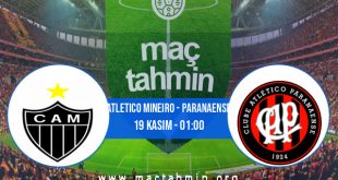 Atletico Mineiro - Paranaense İddaa Analizi ve Tahmini 19 Kasım 2020