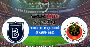 Başakşehir - Gençlerbirliği İddaa Analizi ve Tahmini 08 Kasım 2020