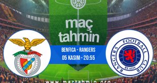 Benfica - Rangers İddaa Analizi ve Tahmini 05 Kasım 2020