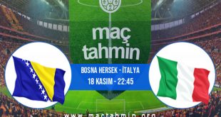 Bosna Hersek - İtalya İddaa Analizi ve Tahmini 18 Kasım 2020