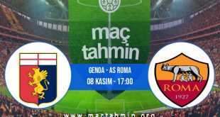 Genoa - AS Roma İddaa Analizi ve Tahmini 08 Kasım 2020