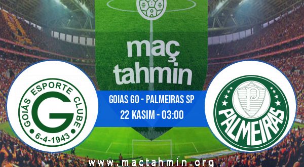 Goias GO - Palmeiras SP İddaa Analizi ve Tahmini 22 Kasım 2020
