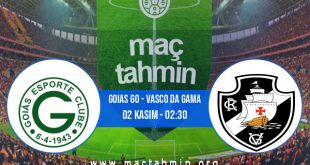 Goias GO - Vasco Da Gama İddaa Analizi ve Tahmini 02 Kasım 2020