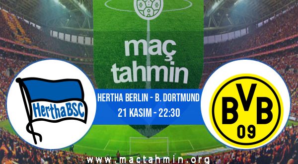 Hertha Berlin - B. Dortmund İddaa Analizi ve Tahmini 21 Kasım 2020