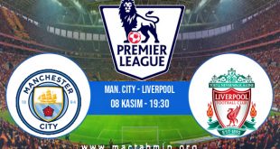 Man. City - Liverpool İddaa Analizi ve Tahmini 08 Kasım 2020