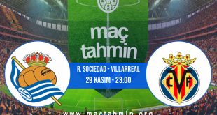 R. Sociedad - Villarreal İddaa Analizi ve Tahmini 29 Kasım 2020