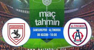 Samsunspor - Altınordu İddaa Analizi ve Tahmini 08 Kasım 2020