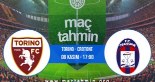 Torino - Crotone İddaa Analizi ve Tahmini 08 Kasım 2020