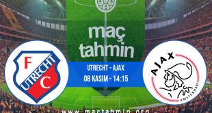 Utrecht - Ajax İddaa Analizi ve Tahmini 08 Kasım 2020