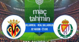 Villarreal - Real Valladolid İddaa Analizi ve Tahmini 02 Kasım 2020