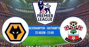 Wolverhampton - Southampton İddaa Analizi ve Tahmini 23 Kasım 2020