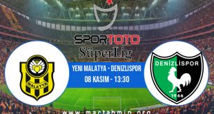 Yeni Malatya - Denizlispor İddaa Analizi ve Tahmini 08 Kasım 2020