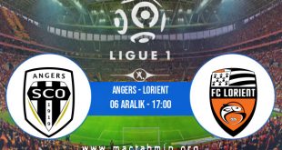 Angers - Lorient İddaa Analizi ve Tahmini 06 Aralık 2020