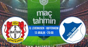 B. Leverkusen - Hoffenheim İddaa Analizi ve Tahmini 13 Aralık 2020