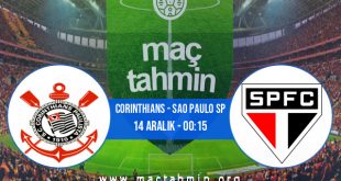 Corinthians - Sao Paulo SP İddaa Analizi ve Tahmini 14 Aralık 2020
