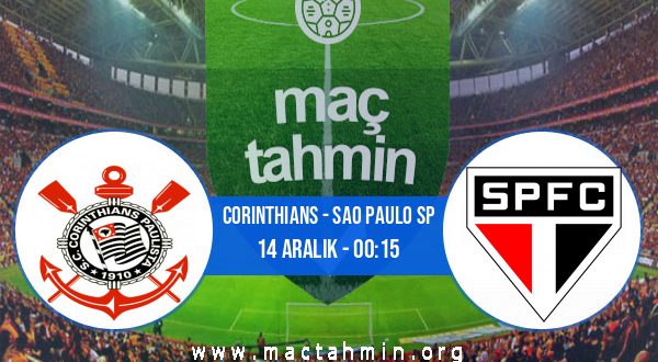 Corinthians - Sao Paulo SP İddaa Analizi ve Tahmini 14 Aralık 2020