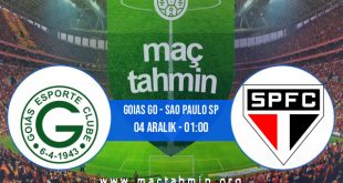 Goias GO - Sao Paulo SP İddaa Analizi ve Tahmini 04 Aralık 2020
