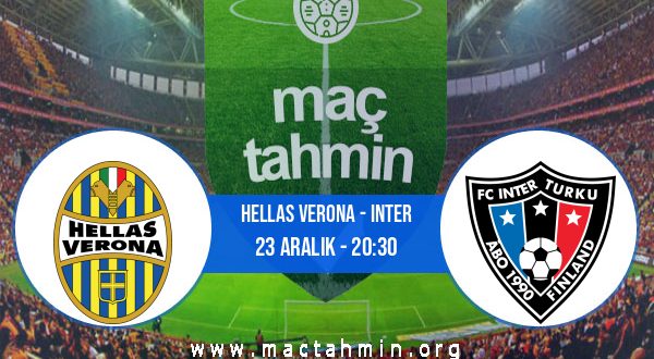 Hellas Verona - Inter İddaa Analizi ve Tahmini 23 Aralık 2020