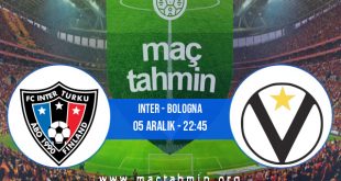 Inter - Bologna İddaa Analizi ve Tahmini 05 Aralık 2020