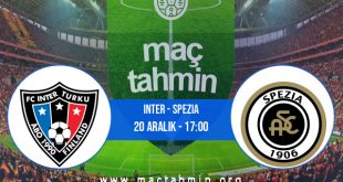 Inter - Spezia İddaa Analizi ve Tahmini 20 Aralık 2020