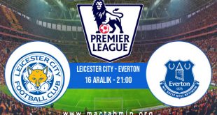 Leicester City - Everton İddaa Analizi ve Tahmini 16 Aralık 2020