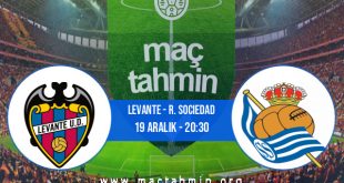 Levante - R. Sociedad İddaa Analizi ve Tahmini 19 Aralık 2020