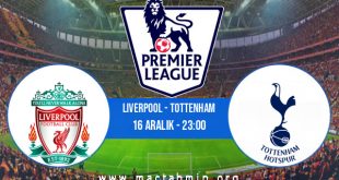 Liverpool - Tottenham İddaa Analizi ve Tahmini 16 Aralık 2020