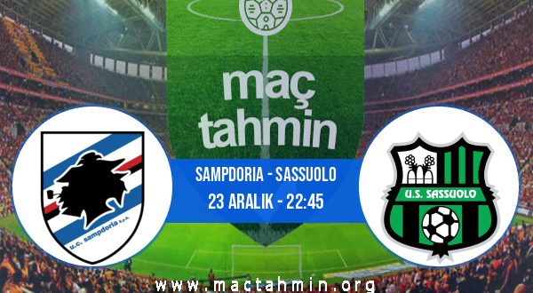 Sampdoria - Sassuolo İddaa Analizi ve Tahmini 23 Aralık 2020
