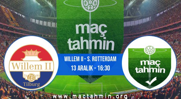 Willem II - S. Rotterdam İddaa Analizi ve Tahmini 13 Aralık 2020