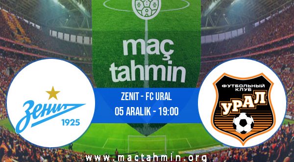 Zenit - FC Ural İddaa Analizi ve Tahmini 05 Aralık 2020