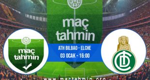 Ath Bilbao - Elche İddaa Analizi ve Tahmini 03 Ocak 2021