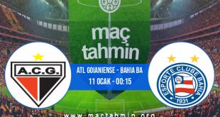 Atl Goianiense - Bahia BA İddaa Analizi ve Tahmini 11 Ocak 2021