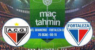 Atl Goianiense - Fortaleza CE İddaa Analizi ve Tahmini 25 Ocak 2021