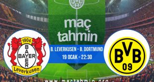 B. Leverkusen - B. Dortmund İddaa Analizi ve Tahmini 19 Ocak 2021