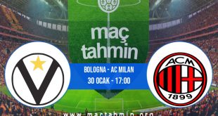 Bologna - AC Milan İddaa Analizi ve Tahmini 30 Ocak 2021
