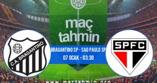 Bragantino SP - Sao Paulo SP İddaa Analizi ve Tahmini 07 Ocak 2021