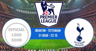 Brighton - Tottenham İddaa Analizi ve Tahmini 31 Ocak 2021