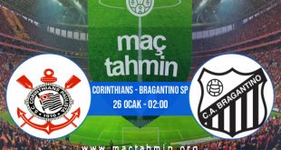 Corinthians - Bragantino SP İddaa Analizi ve Tahmini 26 Ocak 2021