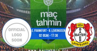 E. Frankfurt - B. Leverkusen İddaa Analizi ve Tahmini 02 Ocak 2021