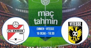 Emmen - Vitesse İddaa Analizi ve Tahmini 16 Ocak 2021