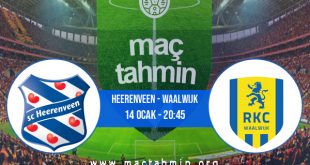 Heerenveen - Waalwijk İddaa Analizi ve Tahmini 14 Ocak 2021