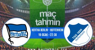 Hertha Berlin - Hoffenheim İddaa Analizi ve Tahmini 19 Ocak 2021