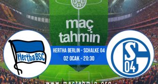 Hertha Berlin - Schalke 04 İddaa Analizi ve Tahmini 02 Ocak 2021