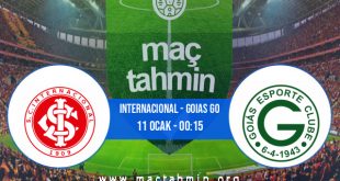 Internacional - Goias GO İddaa Analizi ve Tahmini 11 Ocak 2021