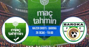 Kaizer Chiefs - Baroka İddaa Analizi ve Tahmini 26 Ocak 2021