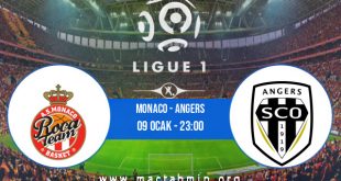 Monaco - Angers İddaa Analizi ve Tahmini 09 Ocak 2021