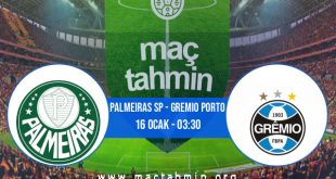 Palmeiras SP - Gremio Porto İddaa Analizi ve Tahmini 16 Ocak 2021