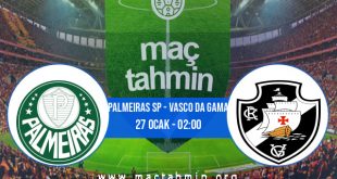 Palmeiras SP - Vasco Da Gama İddaa Analizi ve Tahmini 27 Ocak 2021