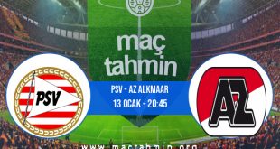 PSV - AZ Alkmaar İddaa Analizi ve Tahmini 13 Ocak 2021