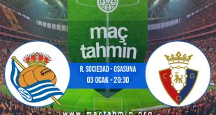 R. Sociedad - Osasuna İddaa Analizi ve Tahmini 03 Ocak 2021